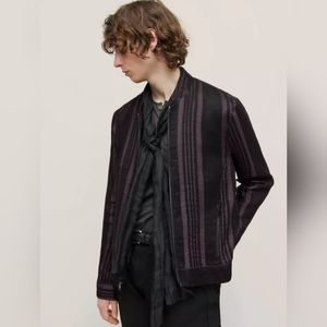 John Varvatos NWOT! Eaton Racer Jacket Purple Hale - sz. 52